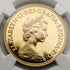 イギリス 1984年 エリザベス2世 5ポンド金貨 PF69UCAM:4235808-021